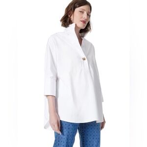 Chic White Women's Blouse